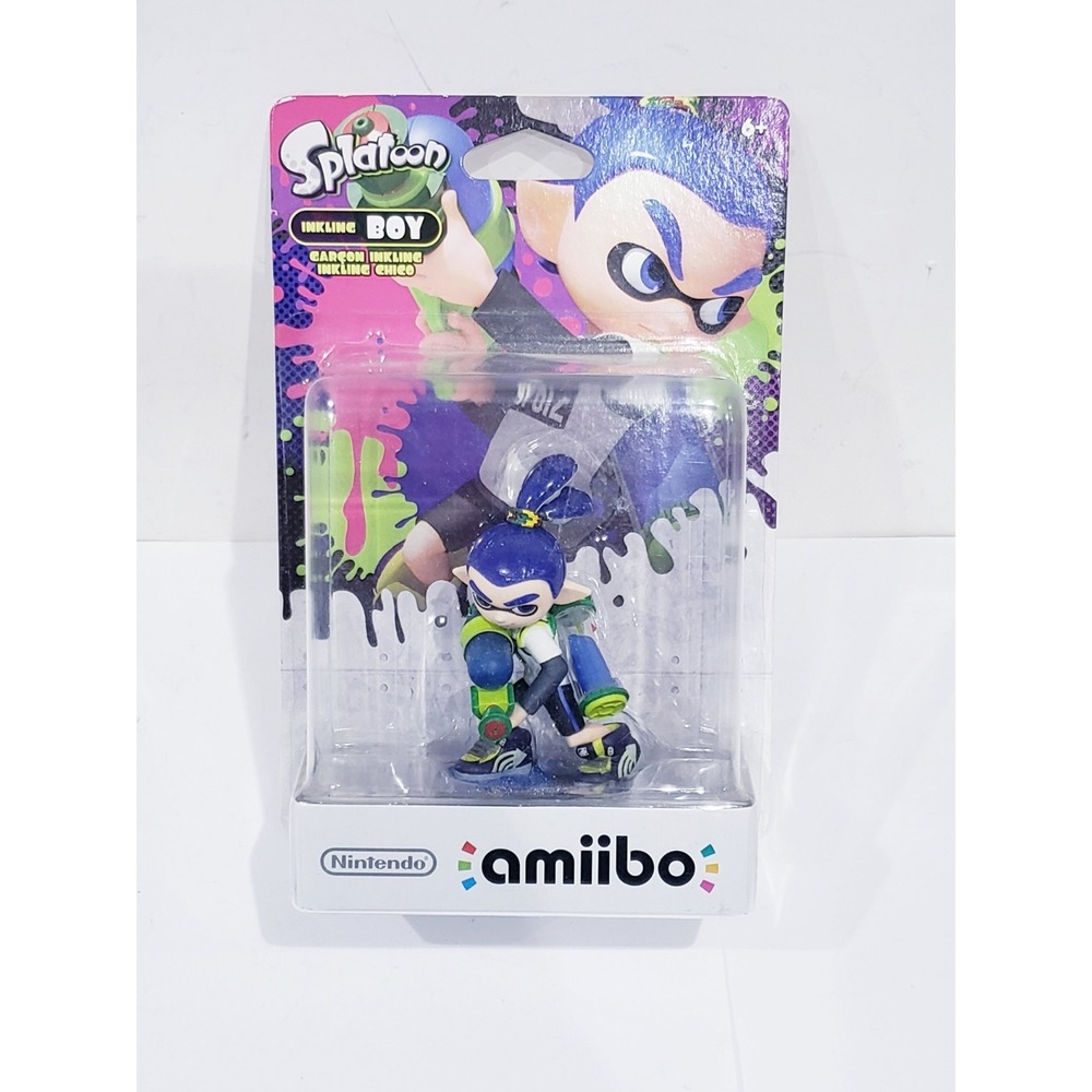 Nintendo Splatoon Blue Inkling Boy amiibo FACTORY SEALED